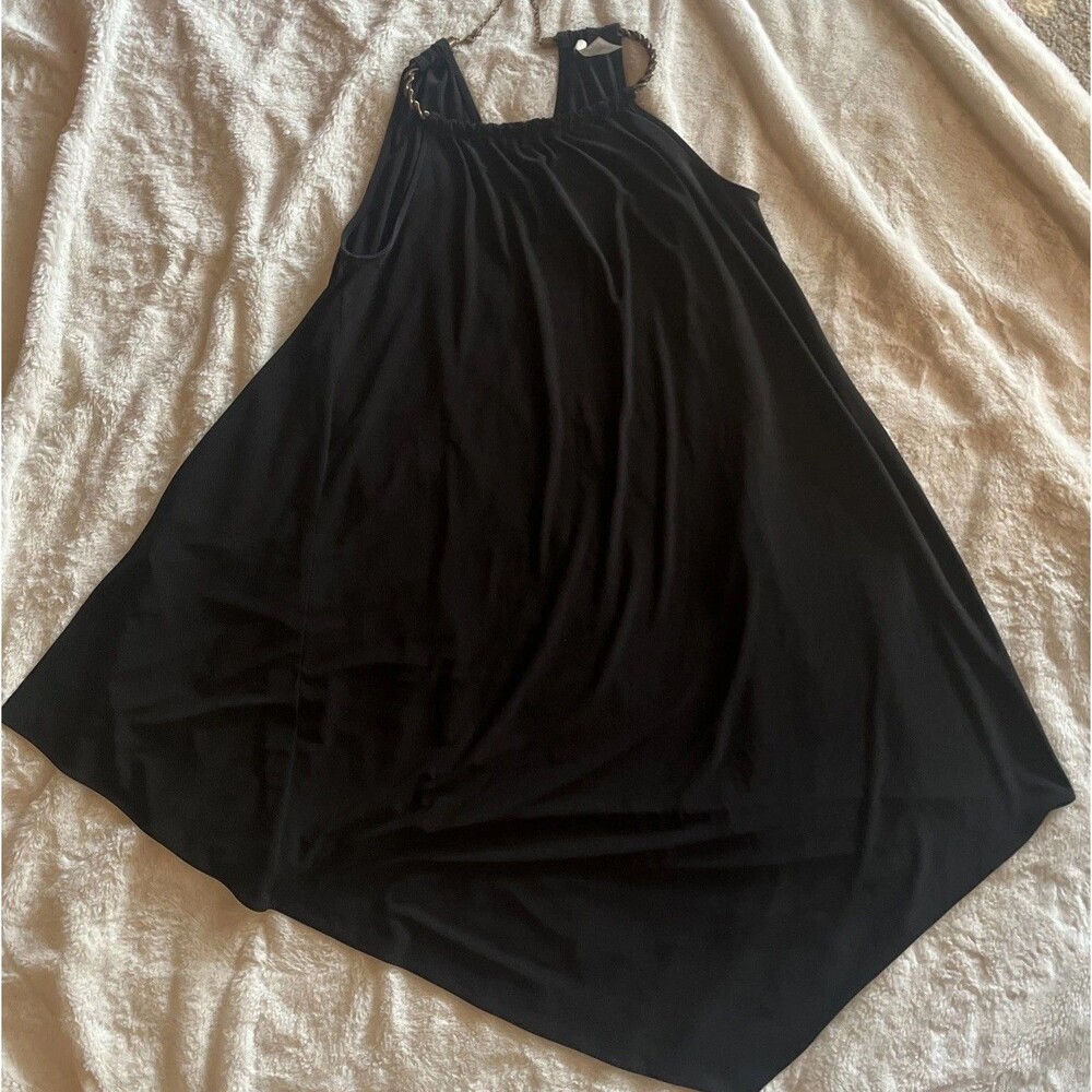 Prelude Black A-line Dress 31356u Necklace Closure Size M